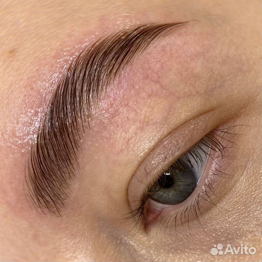 Окрашивание бровей, ламинирование бровей и ресниц