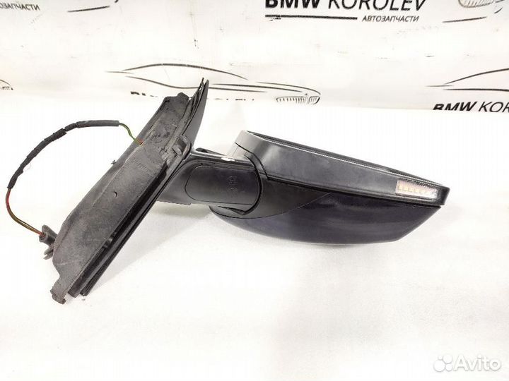 Зеркало правое (темно-синее) рест. BMW E60