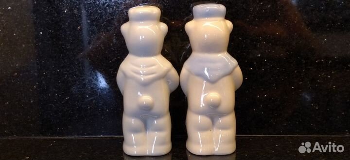 Большие солонка +перечница 14см 