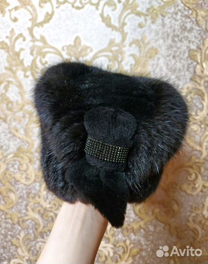 Шапка норковая женская