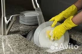 Уборщица посудомойщица в кафе