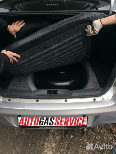 Газ на авто пропан под запаску на Datsun on-DO