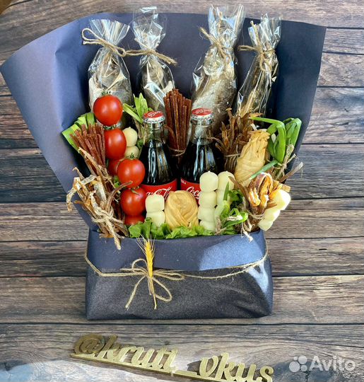 Рыбный букет. Мужской букет