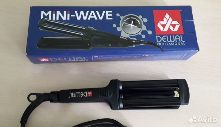 Щипцы/тройная плойка для волос Dewal MiniWave