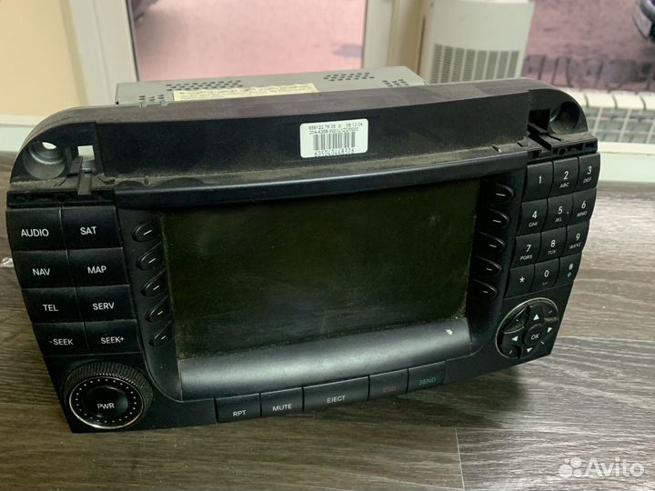 Магнитола mercedes 220