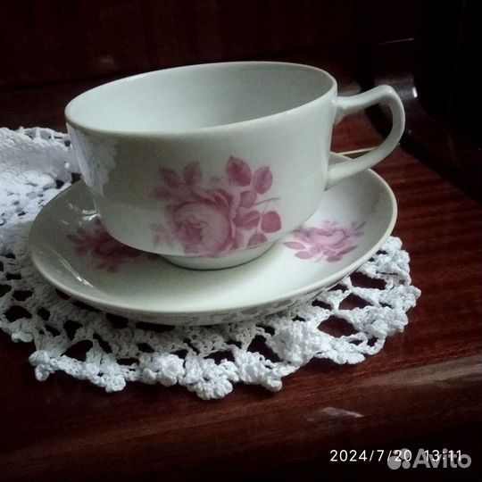 Сервиз чайный, Дулёво. Фарфор, СССР