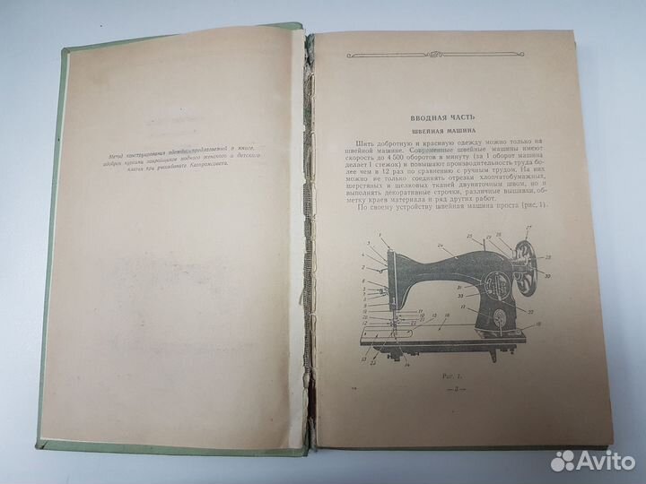 Книга Учись кроить и шить Кондратская 1959 винтаж