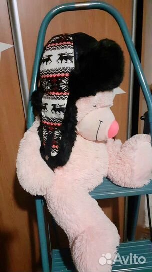 Шапка ушанка с норвежскими оленями 56р-р