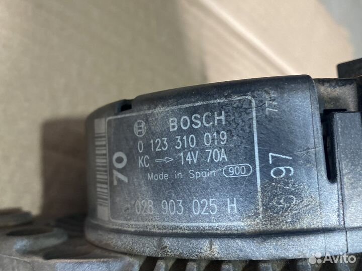 Генератор 028903025Н 1.9sdi Volksvagen 70А