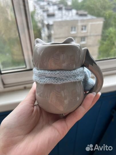 Кружка мишка и кошка