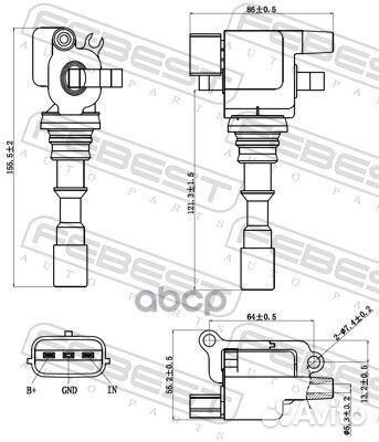 Катушка зажигания 12640010 Febest