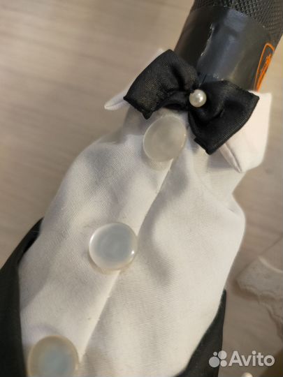 Украшения на бутылки свадьба