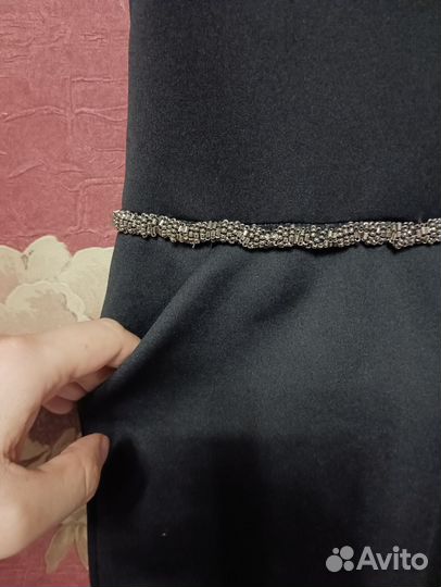 Вечернее черное платье классика