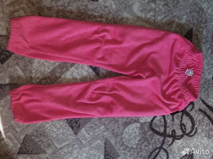 Поддева штаны 92,98,104/110 флисовая толстовка