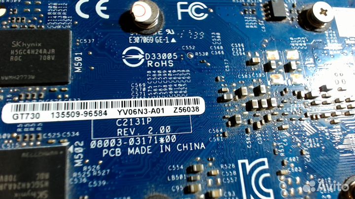 Видеокарта asus GeForce GT 730 (GT730-2GD5-BRK)