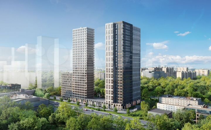 2-к. квартира, 36,1 м², 29/30 эт.