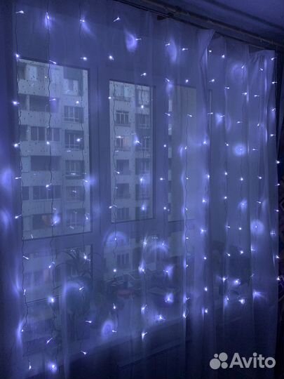 Гирлянда штора