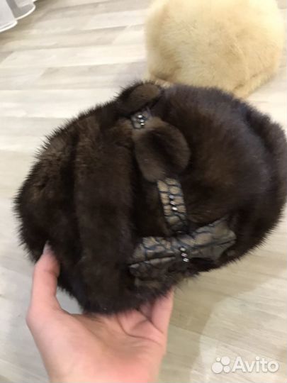 Берет норковый