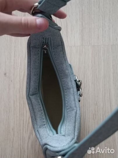 Сумка на плечо синяя/голубая Y2K со звездами