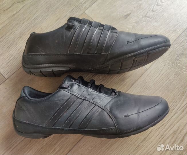 Adidas мужские кроссовки кожаные