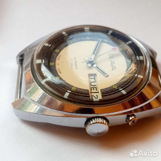 Часы СССР наручные Слава автоподзавод 27 камней