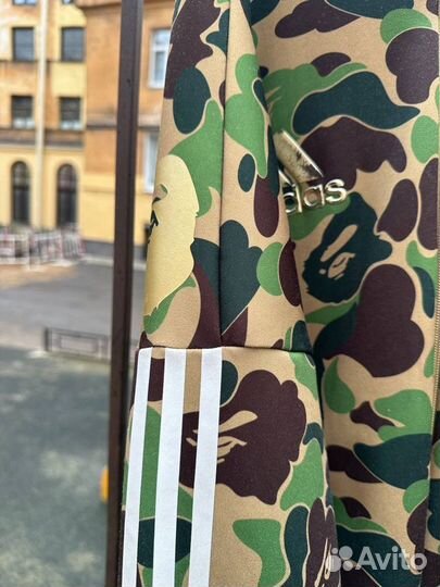 Зип худи adidas bape оригинал