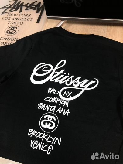 Футболка Stussy bronx compton