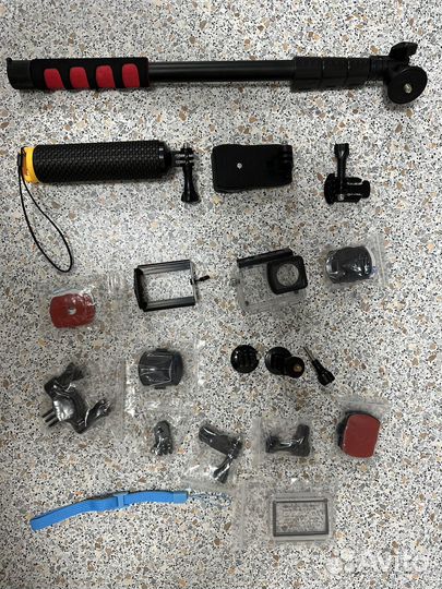 Экшн камера sjcam sj8 pro и аксессуары