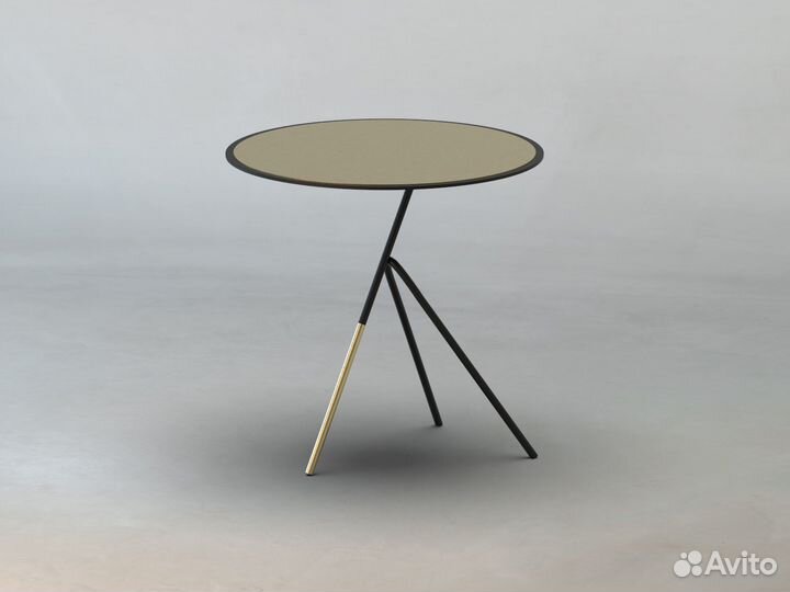 Стол кофейный дизайнерский из металла