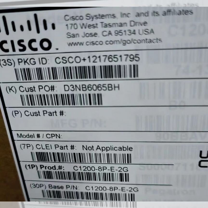 [C1200-8P-E-2G] Коммутатор Cisco C1200-8p-E-2g