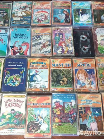 Аудиокассеты детские сказки,мультфильмы,Митяев,эра