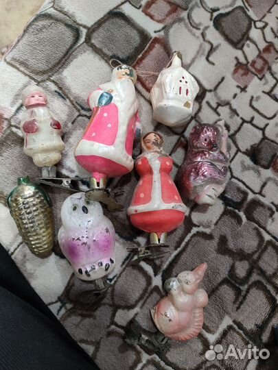 Елочные игрушки СССР советские