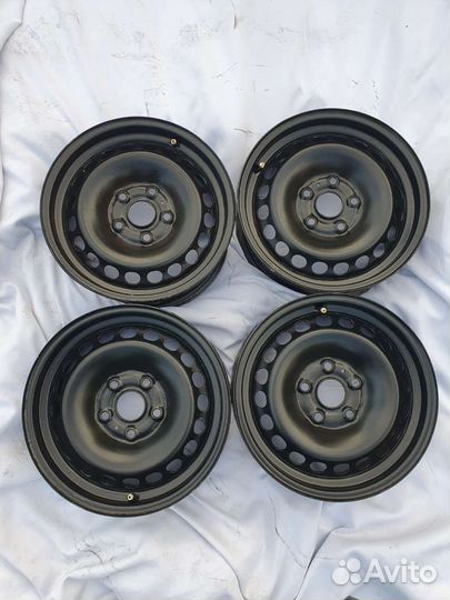 4 железных диска r15 5x112 Vw, Audi, Skoda