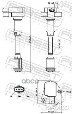 Катушка зажигания 21640003 Febest