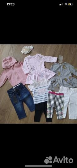 Фирменные вещи на малышку от ноля до года