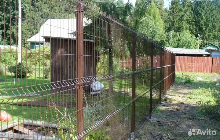 Забор из 3D сетки быстро под ключ