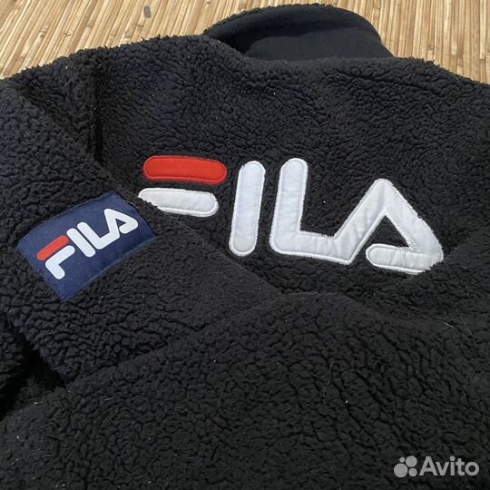 Шерпа/флислвая кофта fila оригинал