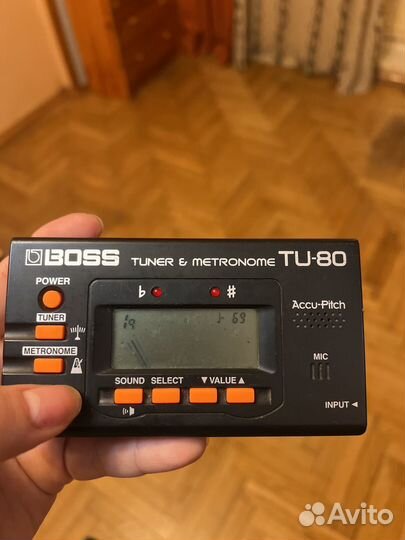 Тюнер с метрономом boss TU-80
