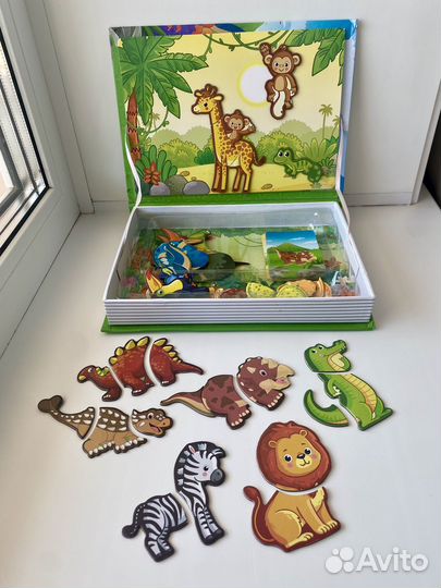 Игрушка магнитные пазлы (бронь)