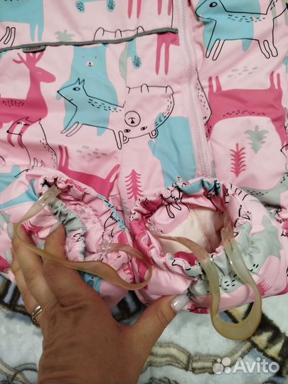 Зимний комбинезон для девочки 92