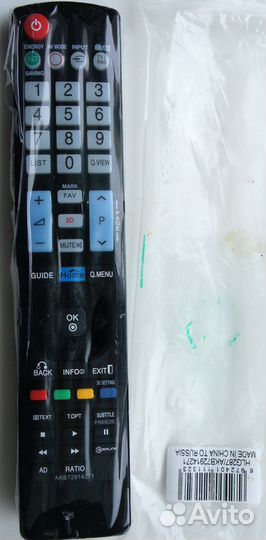 Пульт к телевизору toshiba LG