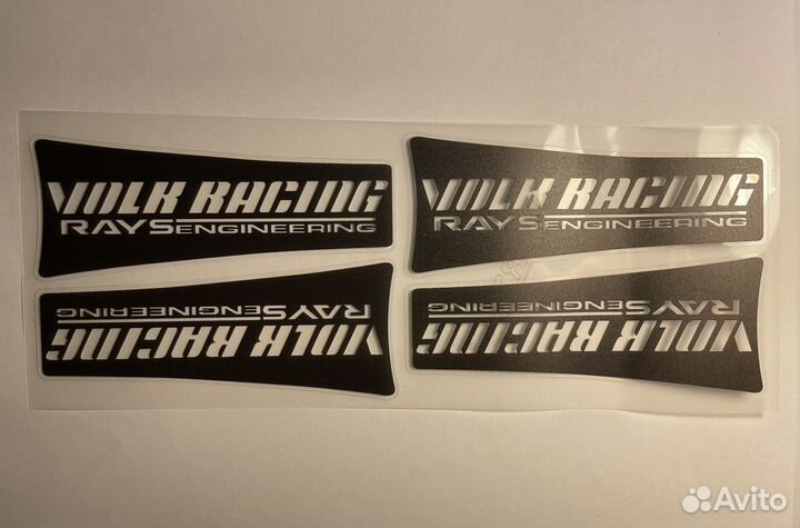 Наклейки Rays Volk Racing, Work