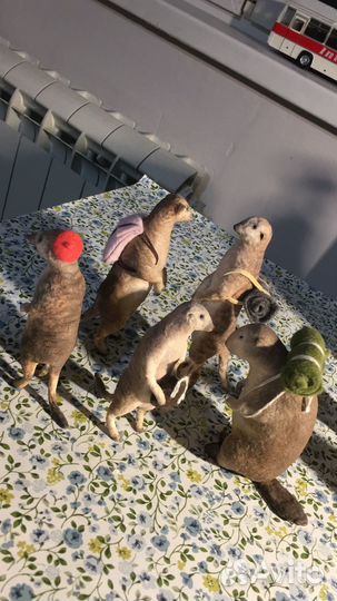 Ватные игрушки ручная работа