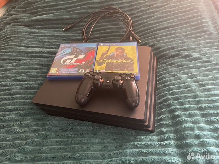 Sony playstation 4 PS4 pro 1tb с играми