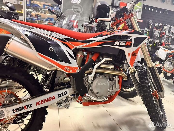 Мотоцикл кроссовый kayo K6-R KYB 250 (NC250SR) FCR