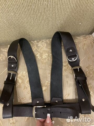 Подтяжки протупея натуральная кожа
