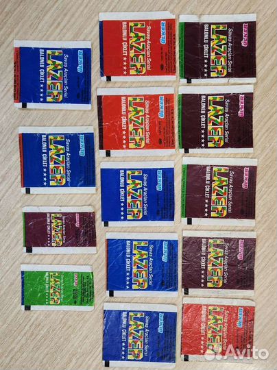 Обертки от жвачки 90х