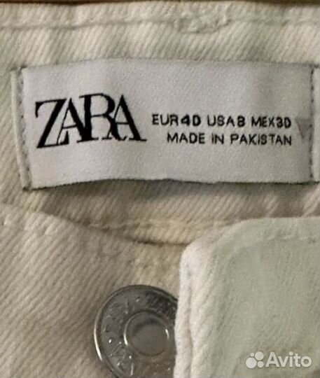 Zara джинсы 40