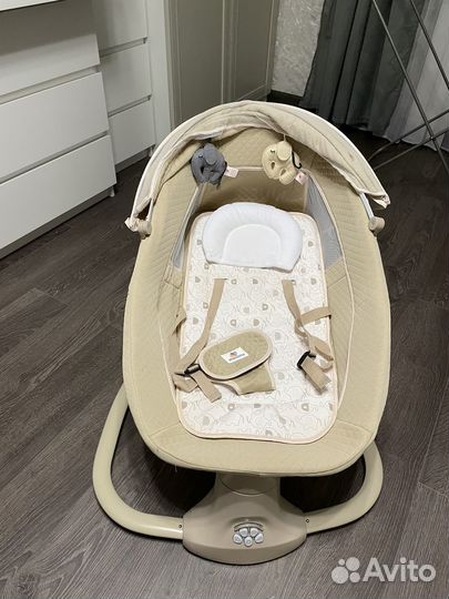 Детские электронные качели шезлонг