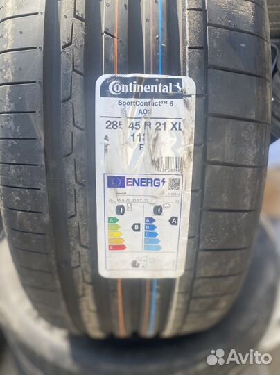 Continental ContiSportContact 6 SUV 285/45 R21